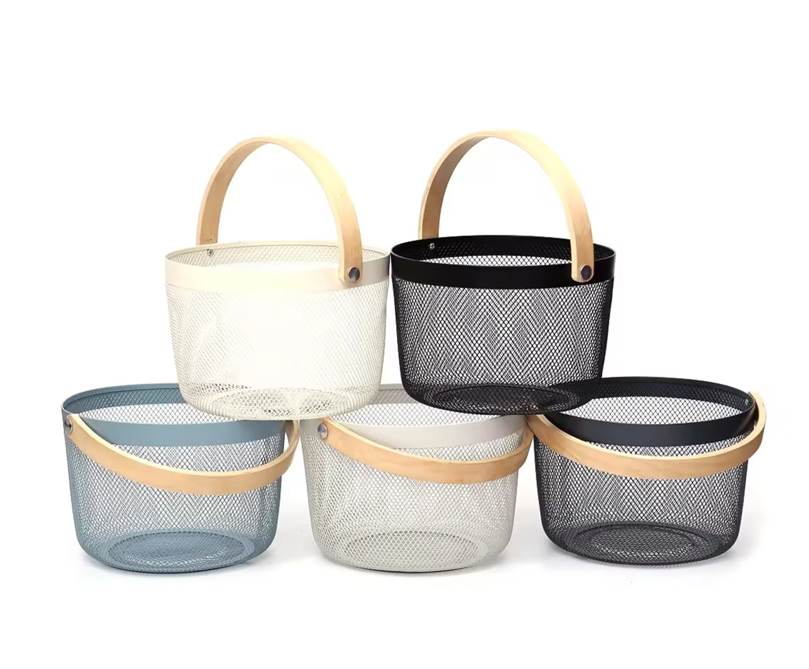 Fruit Basket Gold Round